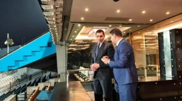 وزير الشباب والرياضة يتفقد إستاد القاهرة استعدادًا للمباريات المقبلة